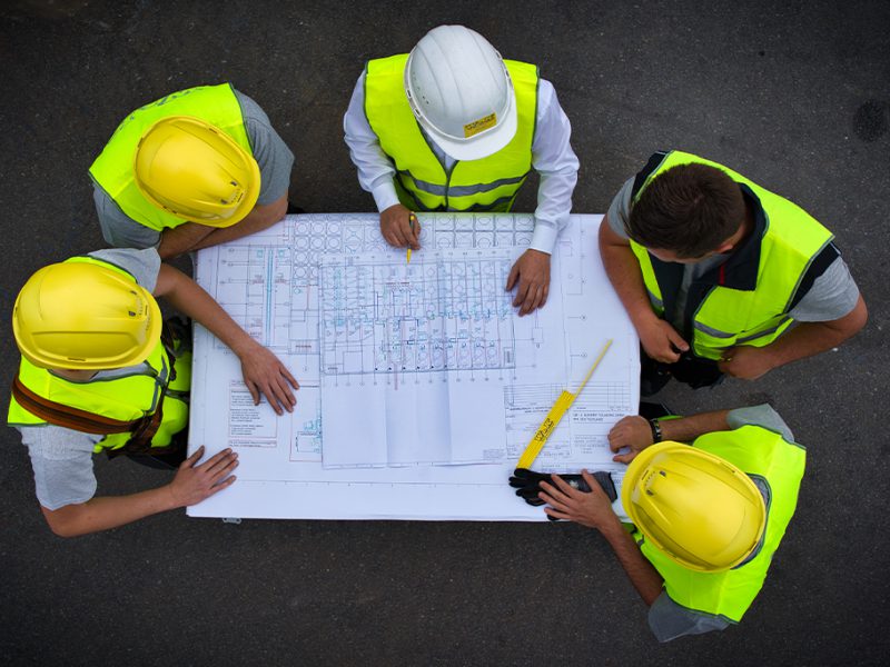 Project and construction site management